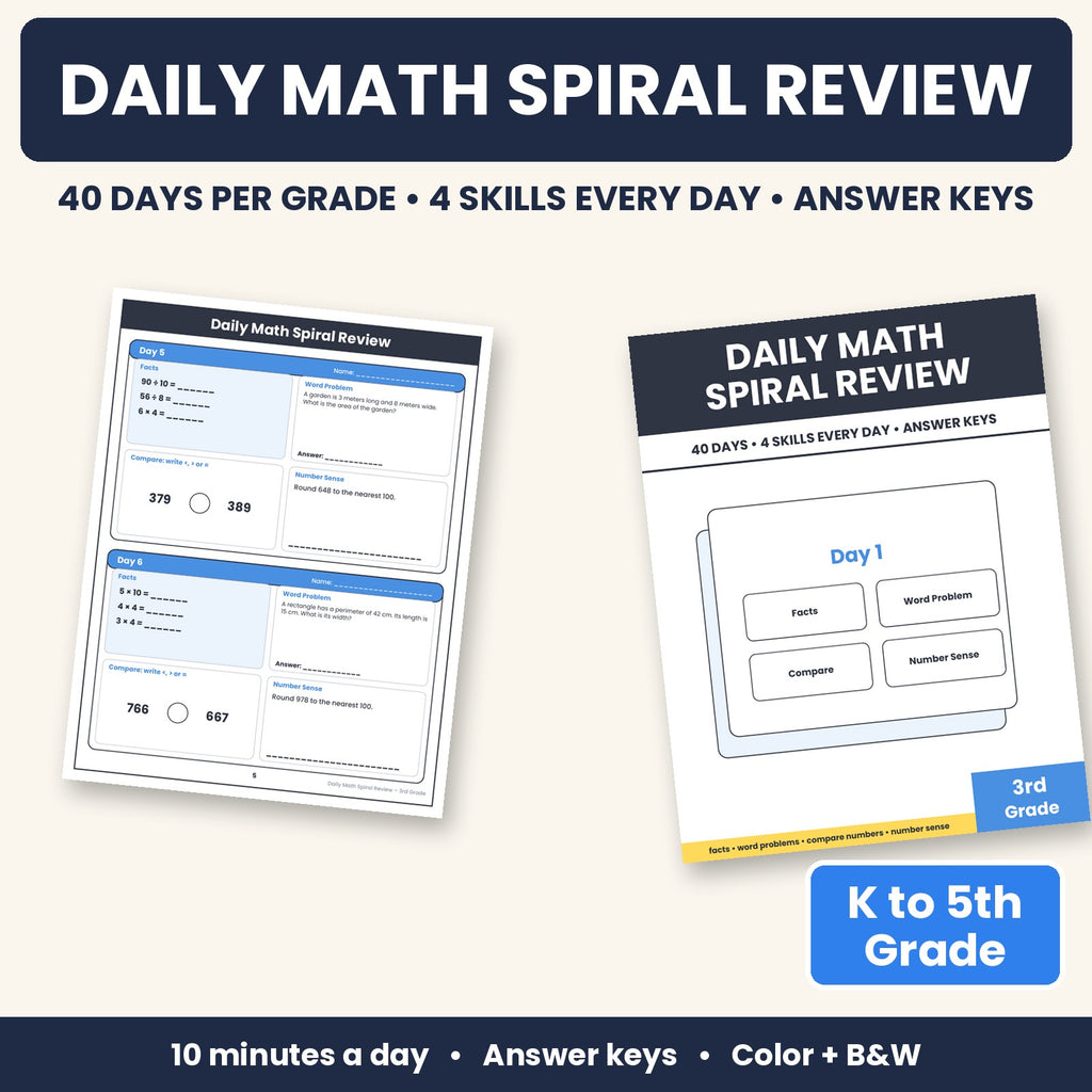 Math spiral review