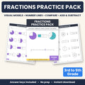Fractions worksheets