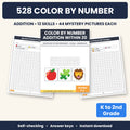 Color by number addition