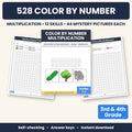 Color by number multiplication